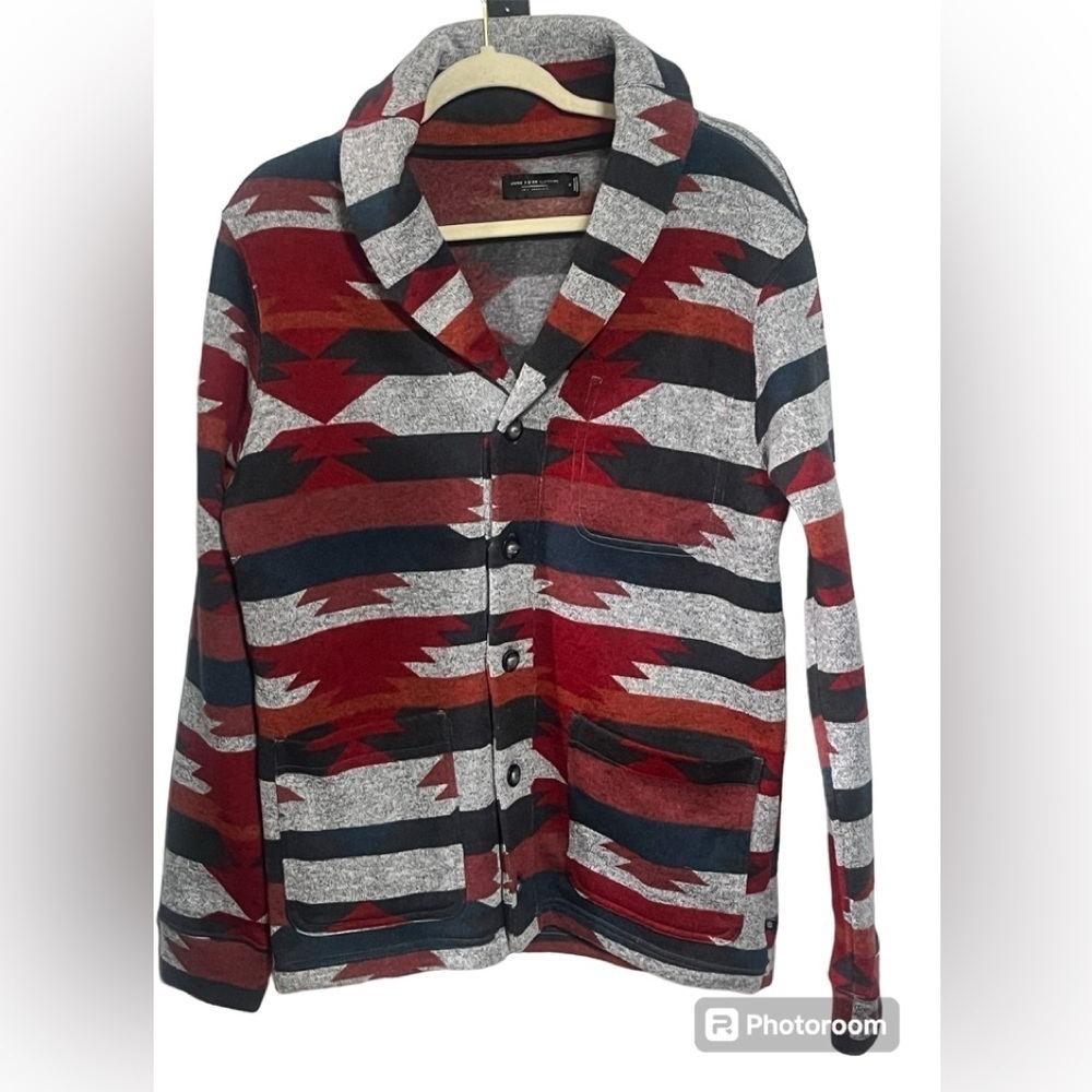 Junk Food Clothing Navaho StyleSweater Jacket Sz Small